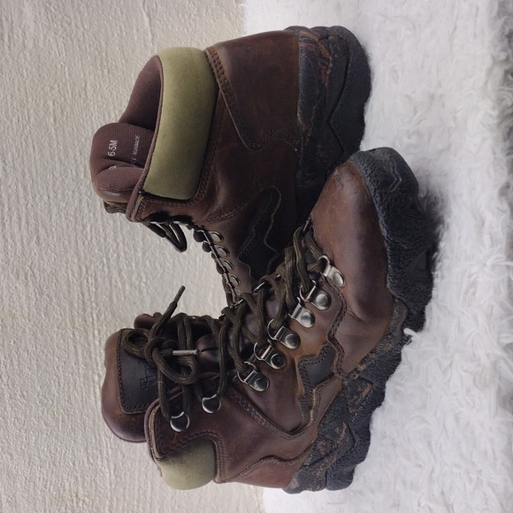 Timberland Brown Leather Upper Round Toe Lace Up Chukka Ankle Hiking Boot Shoe - Picture 1 of 16
